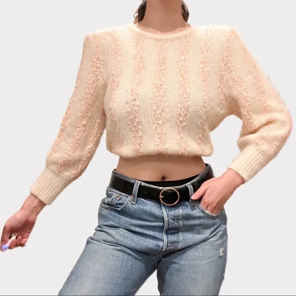 VINTAGE ROMANTIC ACADEMIA VIBES SWEATER - Picture 3 of 4